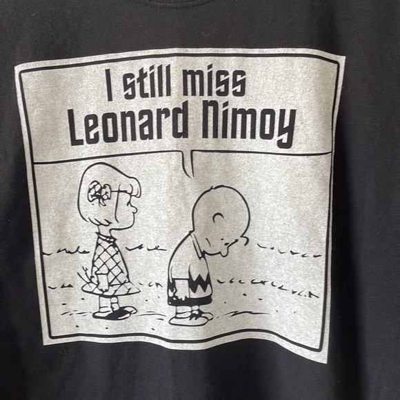 Peanuts Leonard Nimoy tee - Picture 2 of 4